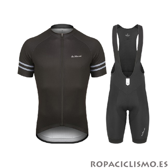 2021 Maillot de Marchi Tirantes Mangas Cortas Negro